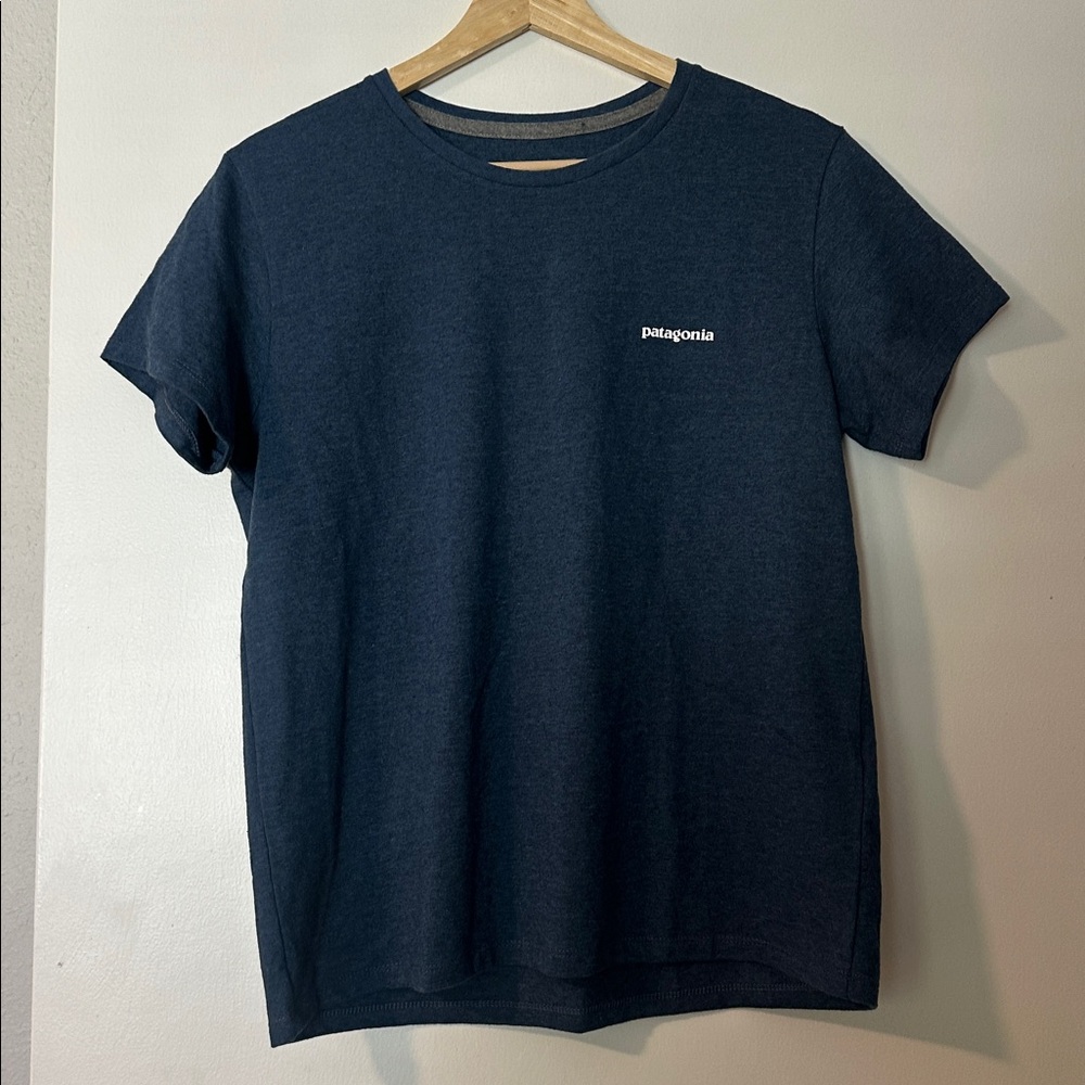 Patagonia Women's Dark Blue Short Sleeve Tee